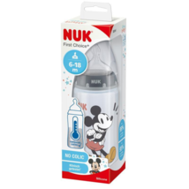 NUK Mickey Temperature Control 6-18 Months Bottle 300ml - £69.08 GBP