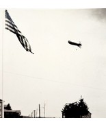 RPPC Fort Lewis Zeppelin Blimp Washington 1920s Div Headquarters Ellis P... - $29.99