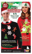 Forum Novelties Adult Do It Yourself Ugly Christmas Sweater Kit, Multi, One Size - £51.55 GBP