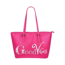 Womens Good Vibes Pink Tote Bag - $59.99