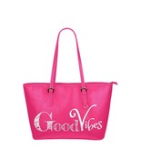 Womens Good Vibes Pink Tote Bag - $59.99