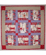 Toddlers Cowboy Quilt, Western Toddlers Quilt, Western Baby Boys Blanket - $95.00