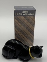 Vintage Avon Black Cat Decanter  “Here’s My Heart” 1.5 Ounce Cologne Full - $18.05