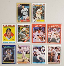 Wade Boggs Lot of 10(Ten) MLB Baseball 1980&#39;s &amp; 1990&#39;s Real Nice - £8.43 GBP