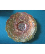 Compatible with Fenton Amber Compatible with Carnival Glass PLAT Leaf Ch... - $168.78 CAD