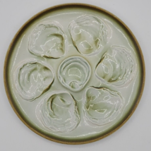 Vintage ceramic French Oyster Plate St Amand France U251 - £63.38 GBP