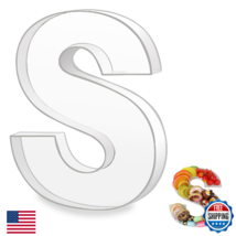10" S Clear Acrylic Letter Charcuterie Board Box, Reusable Fillable Deco... - $39.12