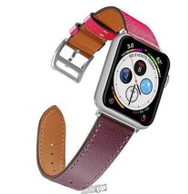 Naztech Apple Watch Leather Band 42/44mm Pink Burgundy - $531.33 MXN