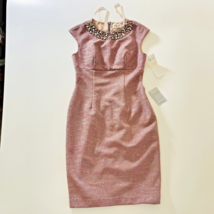 NWT Eliza J # EJ6M1674 Silver Sparkle Cocktail Dress - Size 2 - Jewel - $54.44