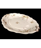 C. Ahrenfeldt 18&quot; Porcelain Serving Platter, Welled &amp; Walled, Floral w/G... - $167.47 CAD