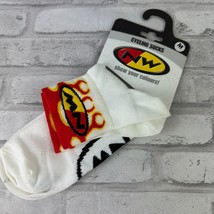 Northwave North Wave Cycling Socks Red Yellow Flames Size Medium New - $211.56 MXN