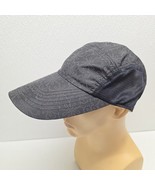 Illuminite Running Hat Cap Mesh Long Brim 5 Panel Hat Black Floral Pattern - $462.11 MXN