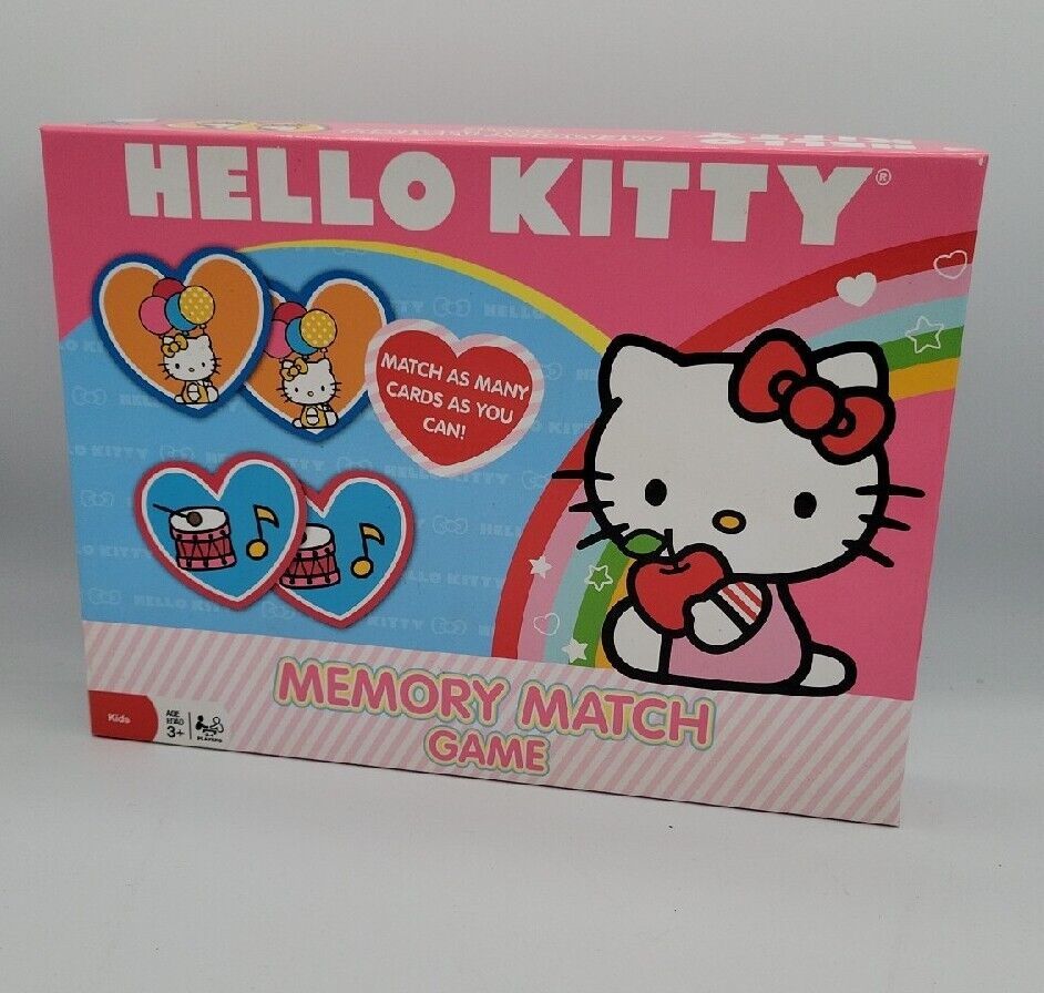 Primary image for Hello Kitty SANRIO Memory Match Game by Cardinal Complete CIB SUPER CUTE 3+
