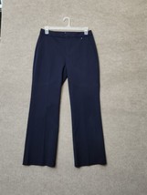 Gap High Rise Curvy Slim Bootcut Dress Pants Womens 12 Navy Blue Stretch Career - £19.65 GBP