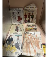 Lot Of 6 Vintage Fashion Sewing Patterns- Sold As Found - $365.87 MXN