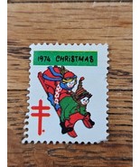 US Stamp Christmas Seal 1974 Sled - $31.19 MXN