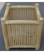 Vintage Bamboo Crate – VGC – GREAT STORAGE SOLUTION – PURE BAMBOO NATURA... - £116.84 GBP