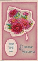 Birthday Greetings May Loving Thoughts From Friends Sincere Postcard C28 - £2.39 GBP