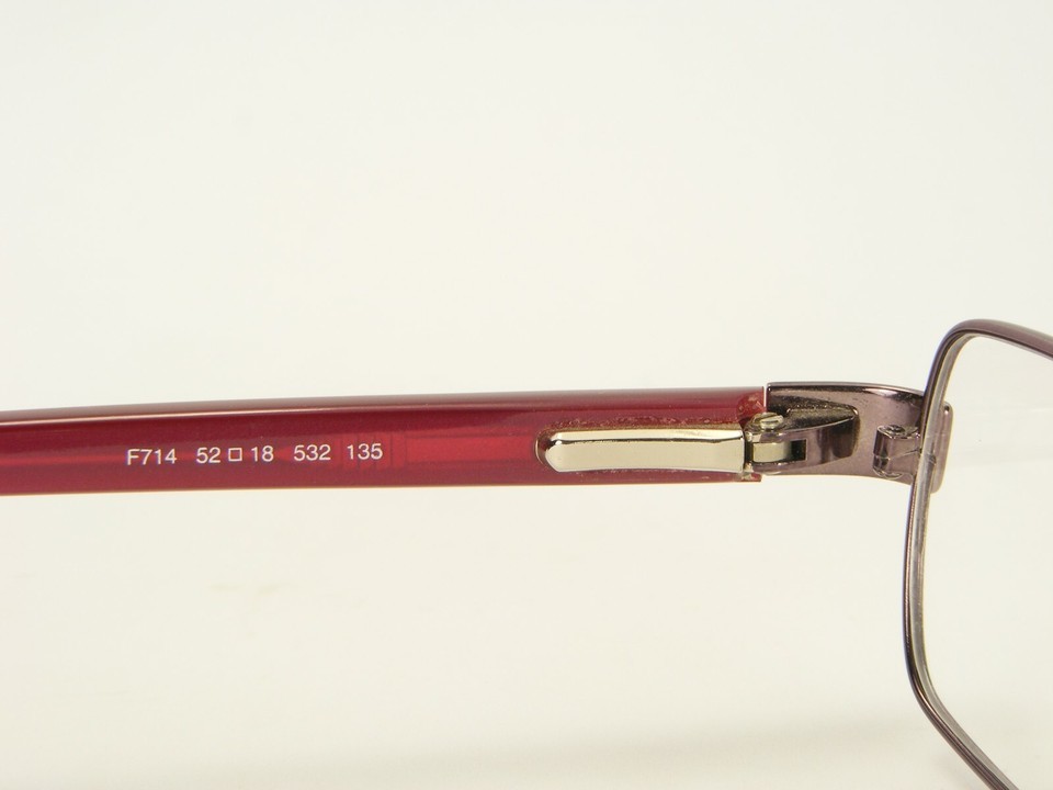 NEW FENDI F714 532 PURPLE EYEGLASSES GLASSES METAL FRAME 52-18-135mm Italy Item image 8