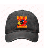 ALL TIME LOW THE WORLD TOUR 2025-2026 Denim Hats Caps - $30.00