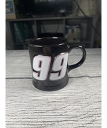 JEFF BURTON #99 NASCAR ROUSH RACING EMBOSSED BLACK COFFEE MUG - $114.21 MXN
