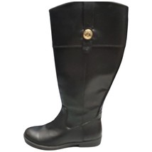 Tommy Hilfiger Shano-WC Riding Boots Womens 7M Black Leather Size Zip TW... - £24.17 GBP