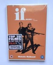 If.... (1968) DVD 2007 Malcom McDowell Region 2 New Sealed Crime - £18.40 GBP