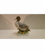 Vintage Ceramic Figurine Mallard Duck American Decoy 1983 4&quot; long EUC Sh... - £10.34 GBP