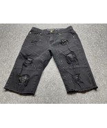 Argonaut Nation Black Splatter Distressed Shorts Men’s Size 32 Hip Hop K... - $376.14 MXN