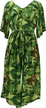 Attitudes by Renee Como Olive Butterfly Print Sleeveless Jumpsuit Size PXS NIP - £35.88 GBP