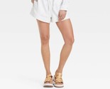 Universal Thread Women&#39;s High-Rise Linen Pull-On Shorts Size Small Ivory - £10.95 GBP