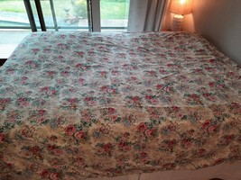 Beautiful Custom Vintage Ralph Lauren Queen Sized Duvet Brittany Floral w/ Welt - £148.75 GBP