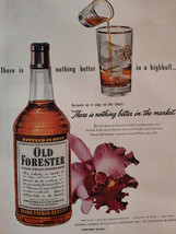 1951 Esquire Original Art Ads Old Forester Bourbon Whiskey Botany 500 Clothes - £8.47 GBP