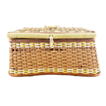 Vintage Sewing Basket &amp; Contents Grandma - £10.92 GBP