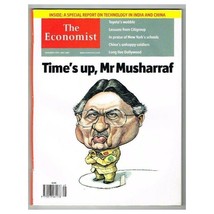 The Economist Magazine November 10-16 2007 mbox3581/i Time&#39;s up, Mr Musharraf - £4.70 GBP