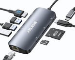 Usb C Hub Multiport Adapter, 8-In-1 Usb-C Hub With 4K@60Hz Hdmi, 1Gbps E... - $60.99