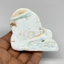 161g, 2.9&quot;x2.5&quot;x0.7&quot;, Natural Caribbean Calcite Cloud Crystal @Afghanistan, B319 - £31.46 GBP