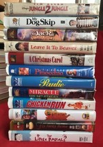 12 VHS Tape Lot - My Dog Skip Jack Giant Killer Giant Thunder Mountain - £5.24 GBP