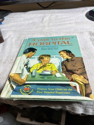 Vintage Children&#39;s Book A VISIT TO THE HOSPITAL Wonder Books 1958 Lester... - $6.80