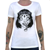 Lowbrow Art Choke Me White Tee Artist Cherry Martini Tattoo T-shirt New ... - $25.00