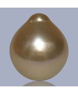 Shiny Oval 14.2 x 16.1mm 22.2 Carats Rich Gold Philippines South Sea Loo... - £136.30 GBP