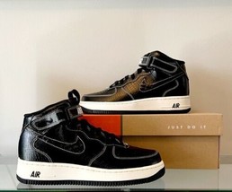 NEW Nike Air Force 1 Mid 07&#39; LV8 Black/Black-Pale Ivory DV1029-010 Men&#39;s Size 6 - $148.50