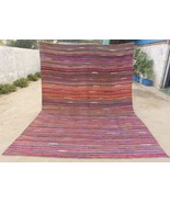 New 8x10 Colourful Silk Swedish Scandinavian Flat-weave Rug Turkish Kilim - £500.41 GBP