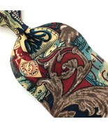 Tabasco USA Neck Tie Oysters Shipping Boat Ship Floral Silk Multicolor I... - £12.38 GBP