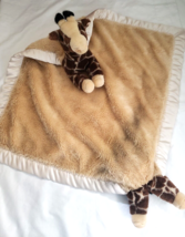 My Banky Nelson Giraffe Baby Security Blanket Brown Tan Large - $13.84