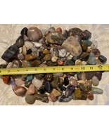 Authentic Rock Minerals Over Three Pounds Tumbled And Polished As Pictured - £35.31 GBP