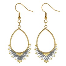 ZMZY Boho Jewelry Gift For Lady Tassel Earrings Europe Bohemian Earrings MIYUKI  - £8.37 GBP