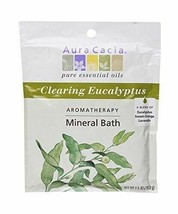 NEW Aura Cacia Aromatherapy Mineral Bath Eucalyptus Harvest 2.5 oz - £6.15 GBP