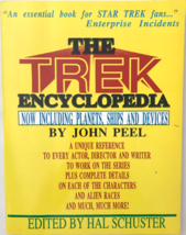 Trek Encyclopedia by John Peel 1988 Paperback Complete Star Trek Referen... - $12.59