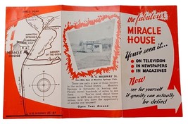 Vintage Tourist Brochure 1950s MIRACLE HOUSE Manitou Springs Colorado - £6.26 GBP